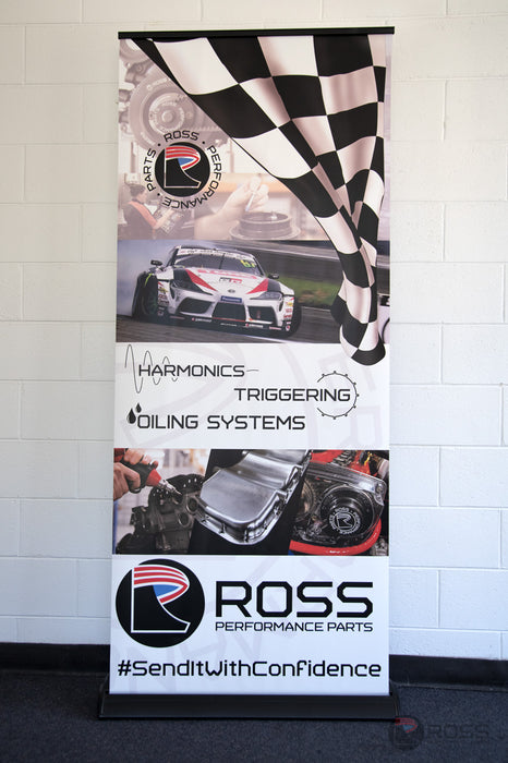 'Ross Performance Parts' Pull Up Banner