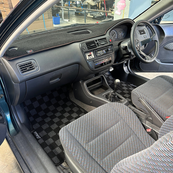 Ek Civic Checker Floor Mats! (Gen6 '96-00)