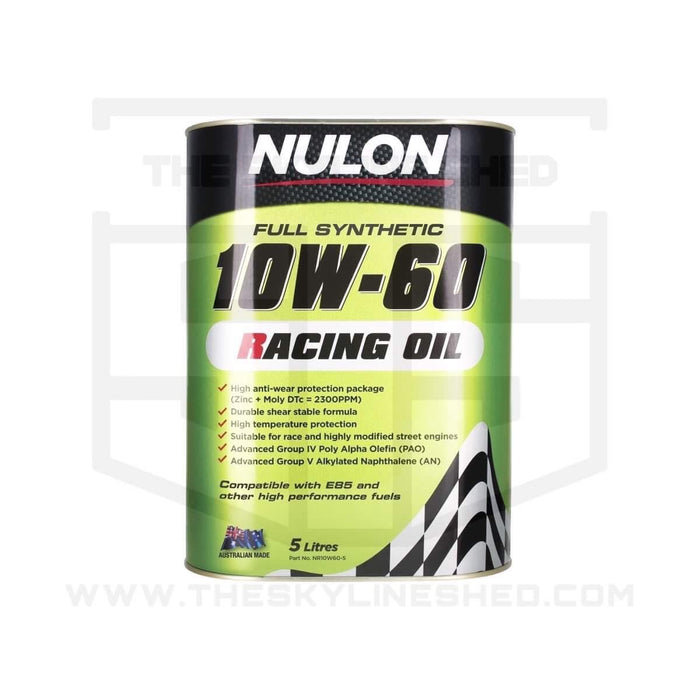 Full Synthetic 10W-60 Racing Oil 5 Litre