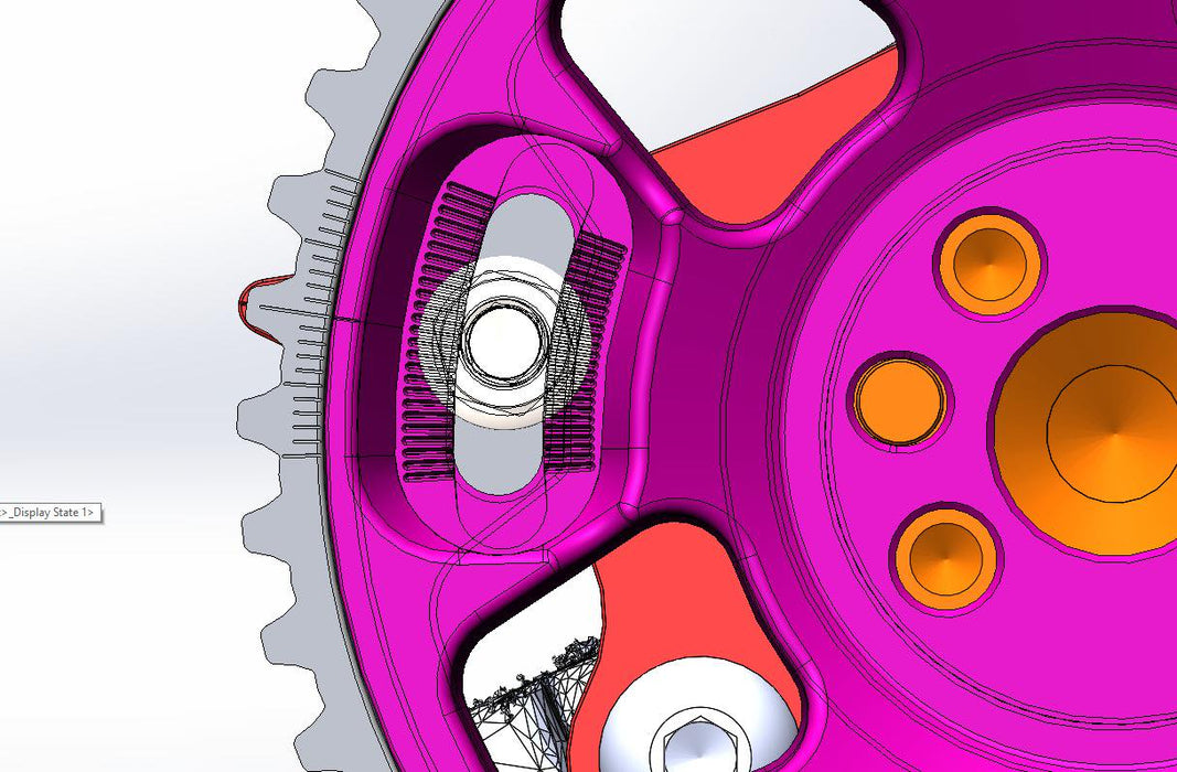 RB25 Twin Cam Timing Mark Backing Plate