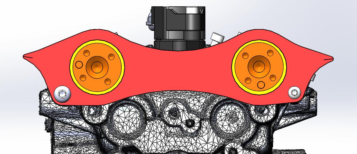 RB25 Twin Cam Timing Mark Backing Plate