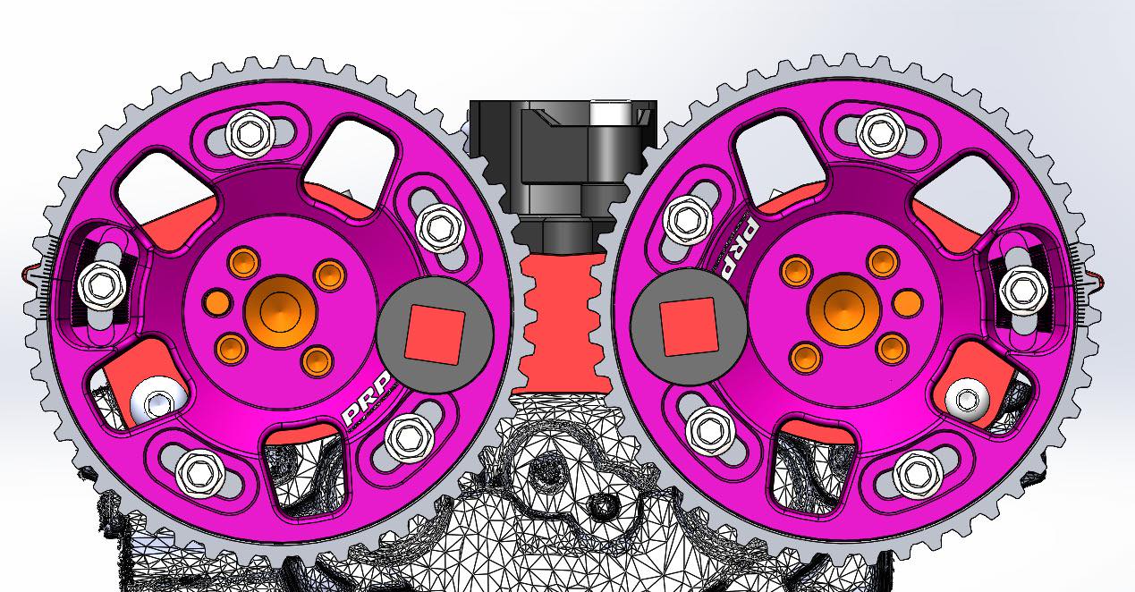 RB25 Twin Cam Timing Mark Backing Plate