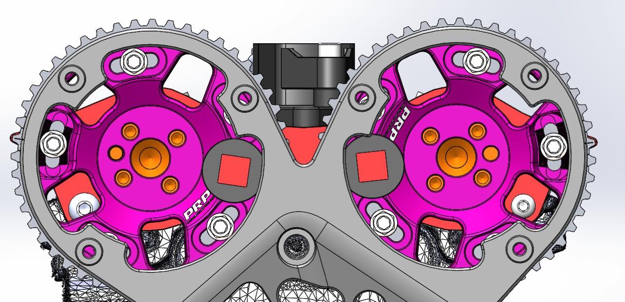 RB25 Twin Cam Timing Mark Backing Plate