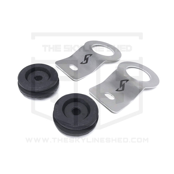 Stainless Radiator Mounts to suit R32 / R33 / R34