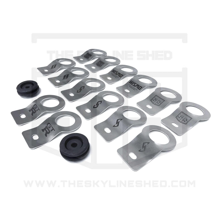 Stainless Radiator Mounts to suit R32 / R33 / R34