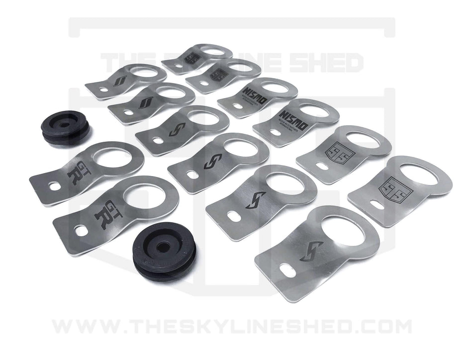 Stainless Radiator Mounts to suit R32 / R33 / R34