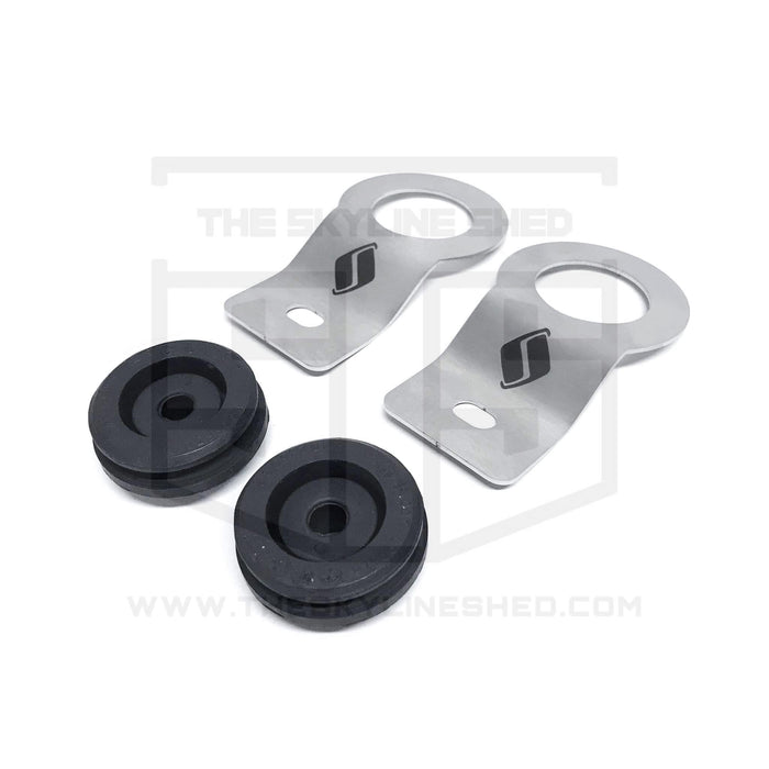 Stainless Radiator Mounts to suit R32 / R33 / R34