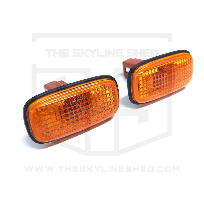 R33 / R34 GTR Side Guard Front Indicators *AMBER*