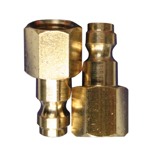 Plug Male 1/4" Female Thread Ryco Style 2Pc Carded