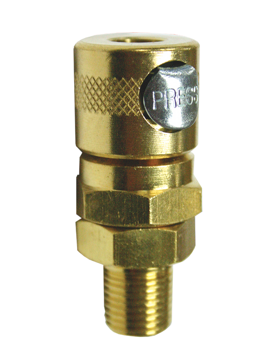 Coupler 1/4" Male Thread Jamec Style Carded