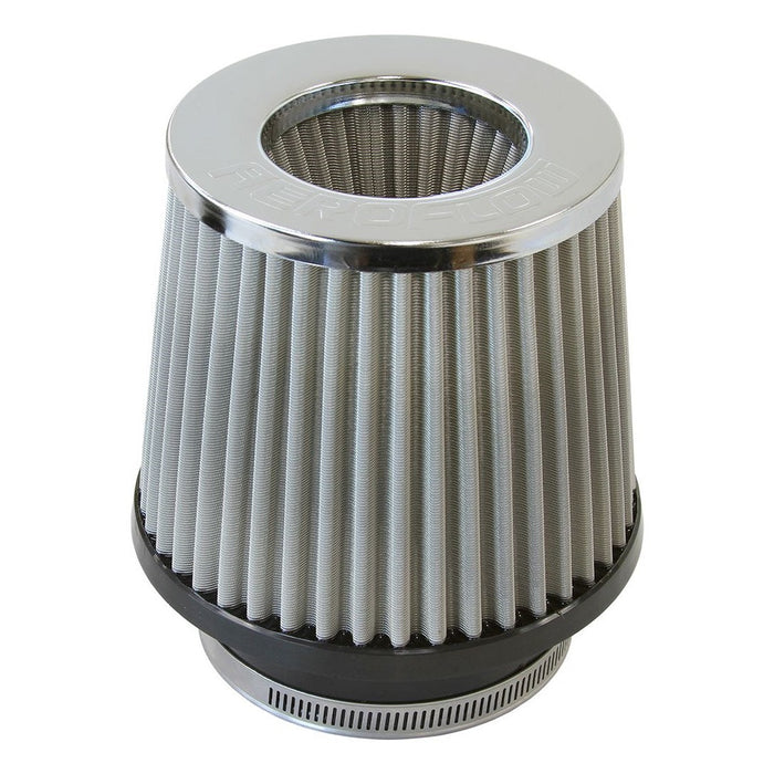 Stainless Steel Mesh 4" Pod Filter 102mm CHROME