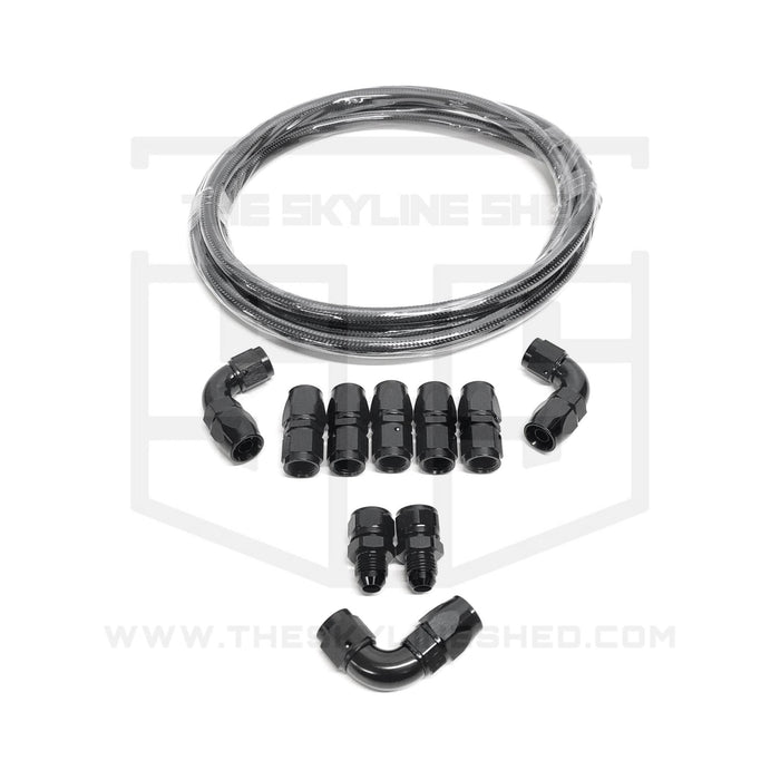 TSS Premium Braided E85 Engine Bay Fuel Line Kit -6AN