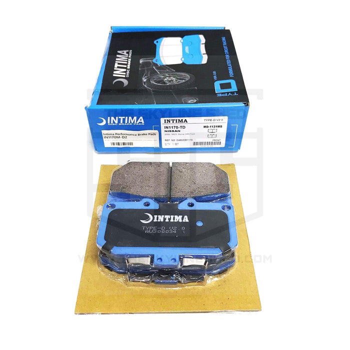 Type-D V2.0 Circuit Racing Brake Pads to suit R32 / R33 / R34