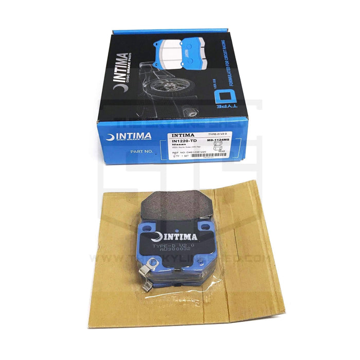 Type-D V2.0 Circuit Racing Brake Pads to suit R32 / R33 / R34