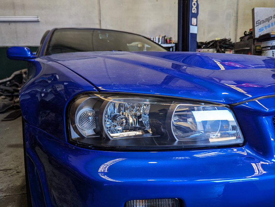 GTR Style OEM Headlights for Nissan Skyline R34 GT | GTT | GTR 1998-2001