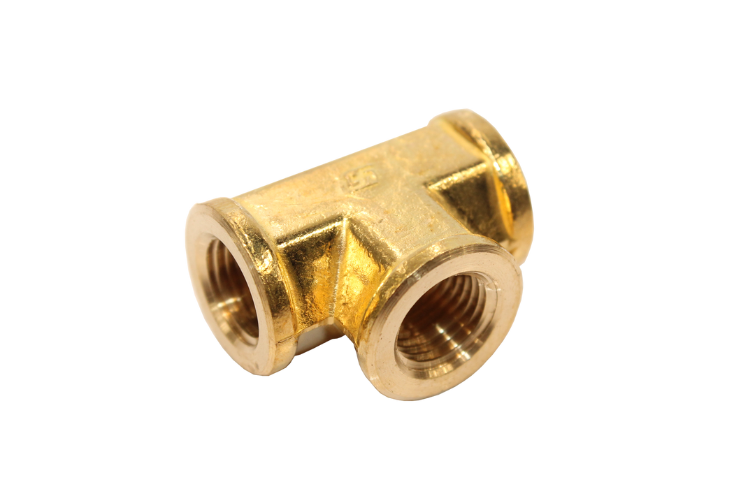 Tee Female Brass 1/4"