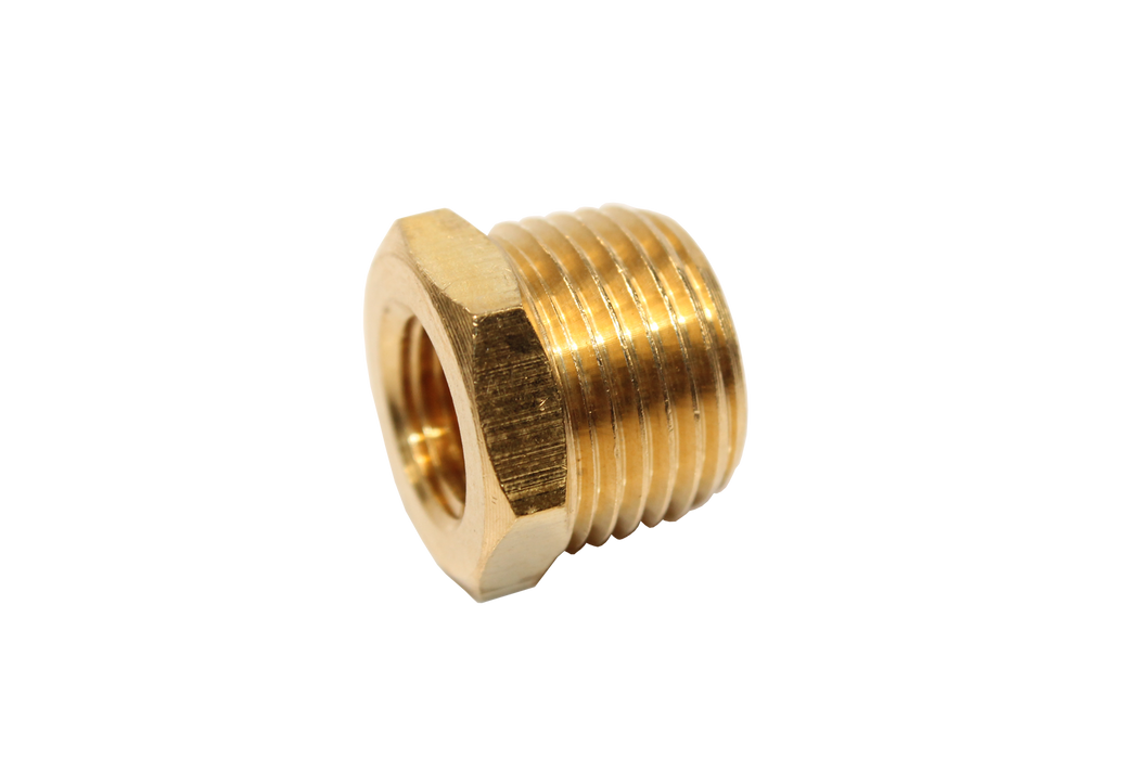 Bush Reducing Brass 1/4"F X 1/2"M