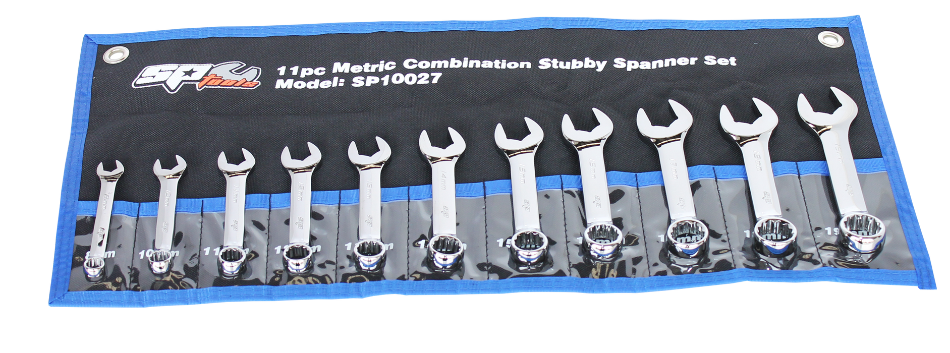 Set Spanner Roe Stubby 11Pc Metric