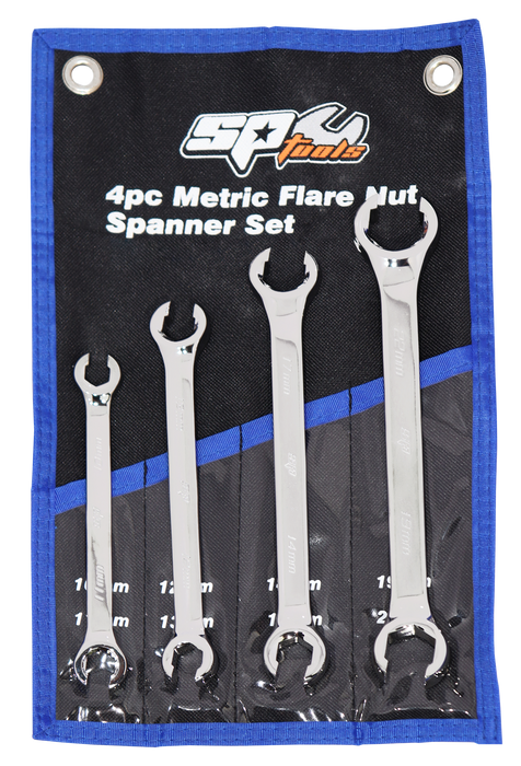 Set Spanner Flare Nut 4Pc Metric Sp Tools