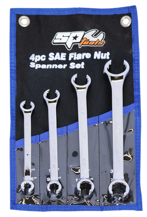 Set Spanner Flare Nut 4Pc Sae Sp Tools