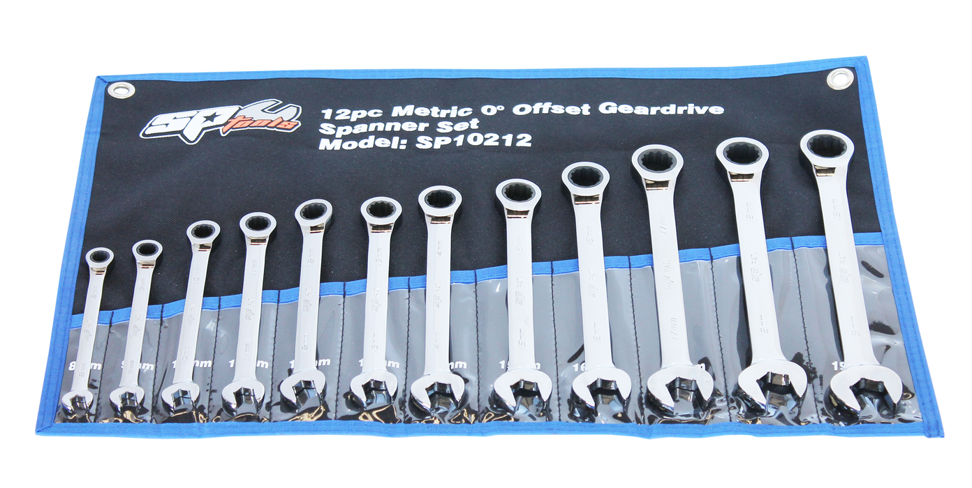 Set Spanner Roe Geardrive 12Pc Metric