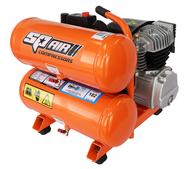 Compressor - 2.5Hp Direct Drive Twin 8Lt (16L) Tank