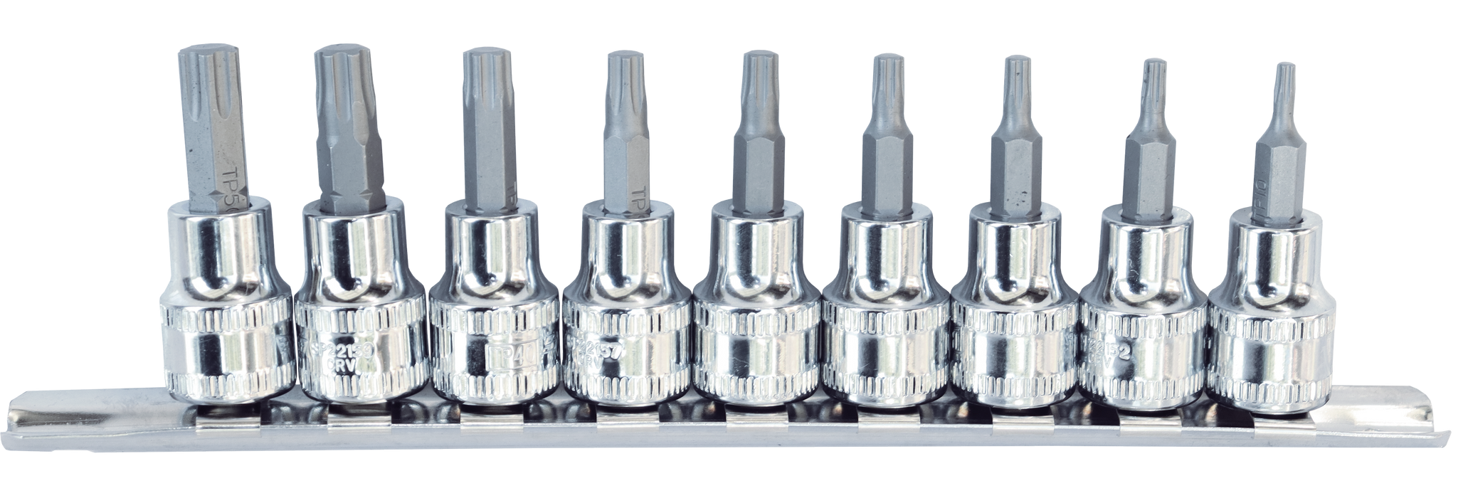 Socket Rail 3/8Dr Torx Plus 9Pc  - L 48Mm