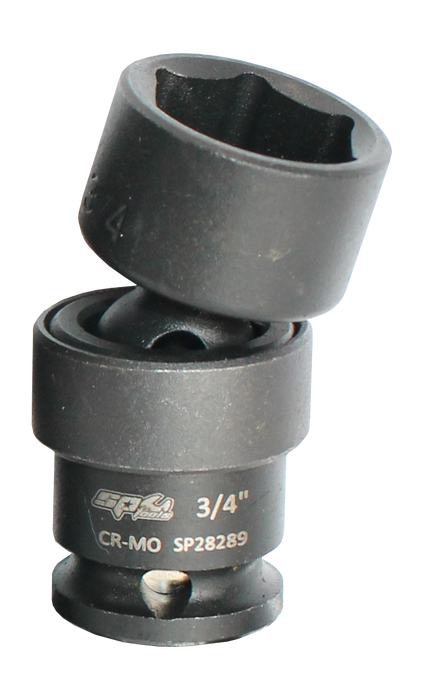 Socket Impact Swivel 3/8Dr 6Pt 7/16"