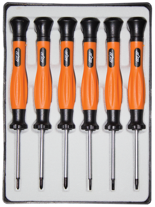 Screwdriver Set 6Pc Mini Phillips/Slotted