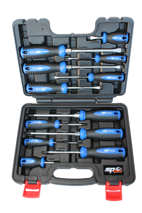 Screwdriver Set 12Pc Phillips/Slotted In Carry Case