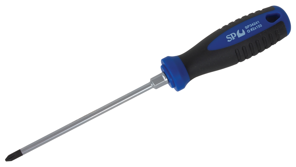 Screwdriver Premium Hex Bolster Phillips #2X150Mm