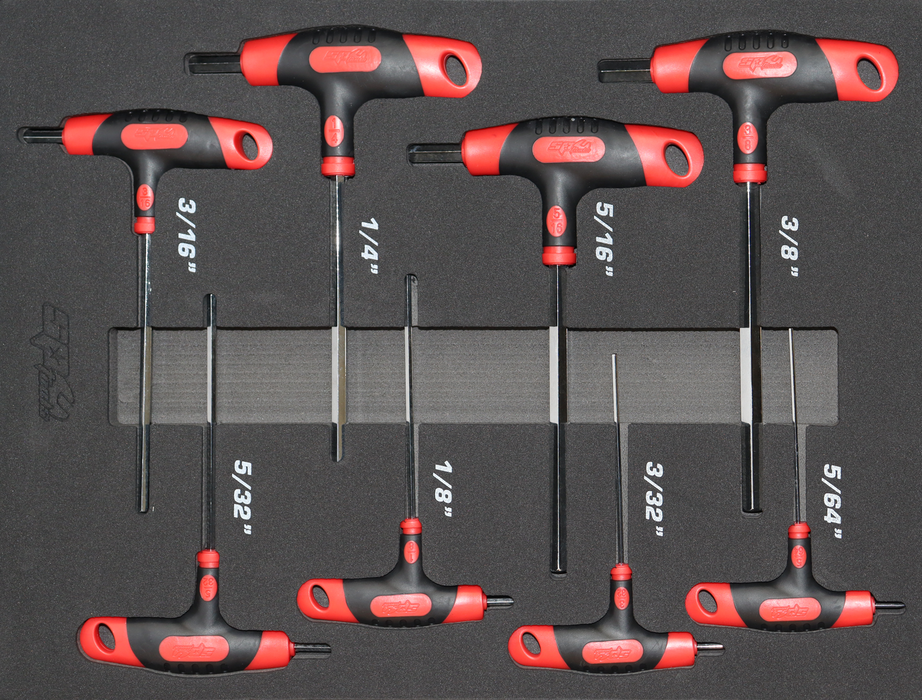 Hexkey T-Handle 8Pc Sae Set