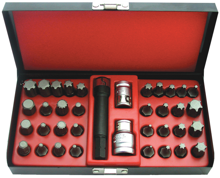 Bit Set - Professional 3/8 & 1/2 Dr 37 Piece