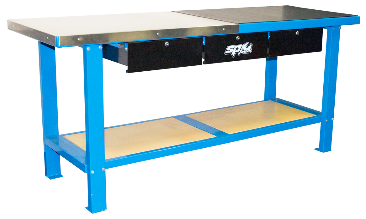 Wokkbench - 1000Kg Load Capacity 3 Drawer Blue