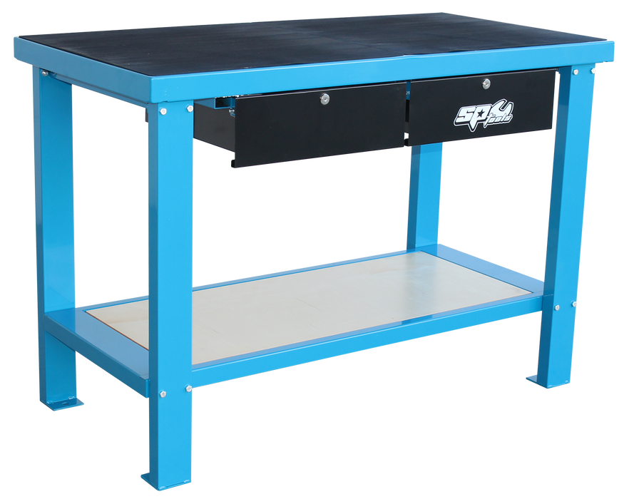 Wokkbench - 400Kg Load Capacity 2 Drawer Blue