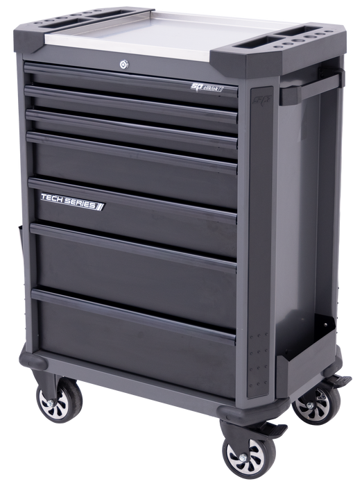 Roller Cabinet - Tech Series 7 Drawer Diamond Black