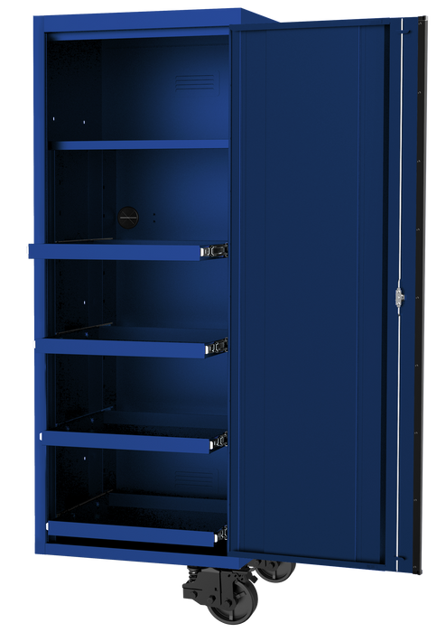 Side Locker - Usa Series 27" 4 Shelf Blue/Black