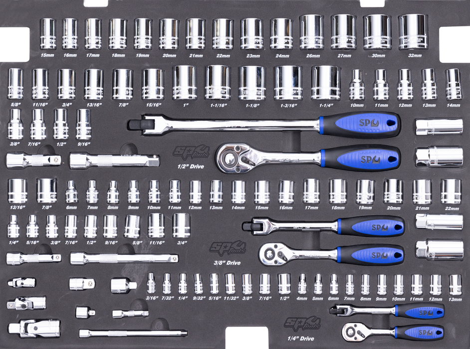 Eva Toolkit - 103Pc Metric/Sae- Socket And Accessories