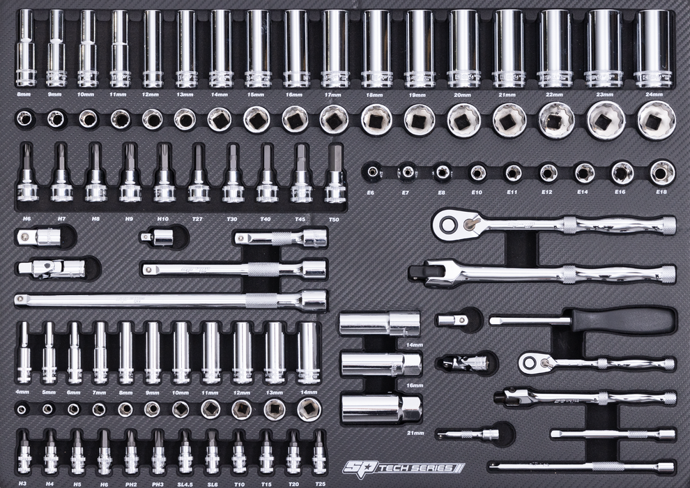 Eva Toolkit - 106Pc Metric - Socket And Accessories