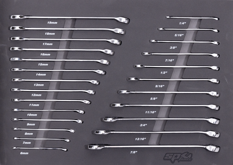 Eva Toolkit - 25Pc Metric/Sae - Roe Spanners