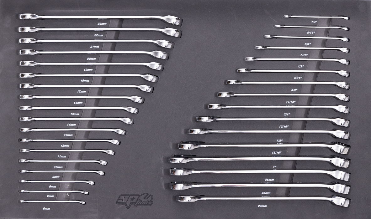 Eva Toolkit - 34Pc Metric/Sae - Roe Spanners