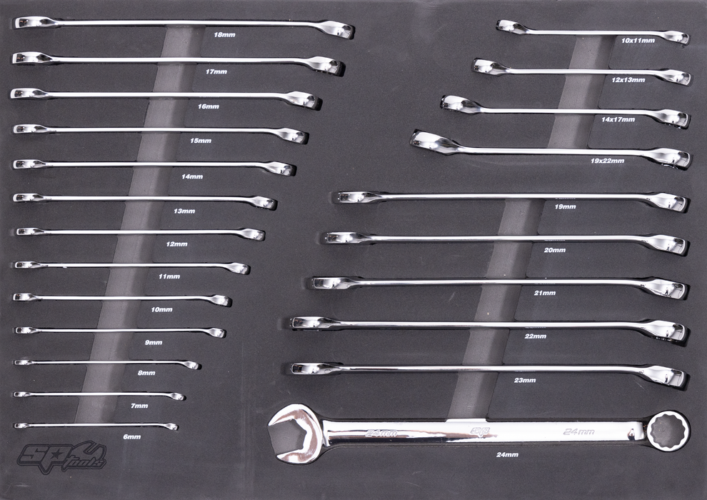 Eva Toolkit - 23Pc Metric - Roe And Flare Spanners