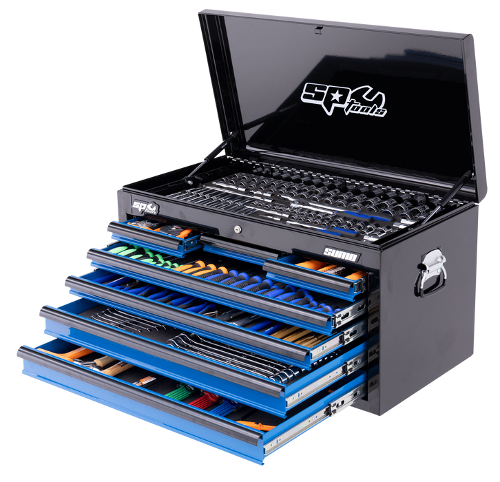 Toolkit 409Pc Metric/Sae - Sumo Series 7 Drawer Black/Blue