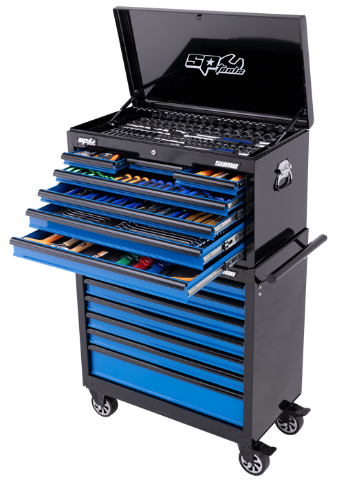 Toolkit 417Pc Metric/Sae - Sumo Series 14 Drawer Black/Blue