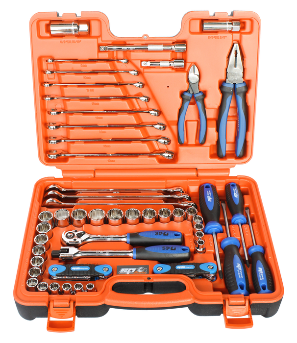 Toolkit 65Pc Metric/Sae - 3/8"Dr 12Pt In X-Case