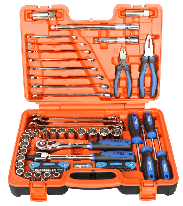 Toolkit 60Pc Metric/Sae - 1/2"Dr 12Pt In X-Case