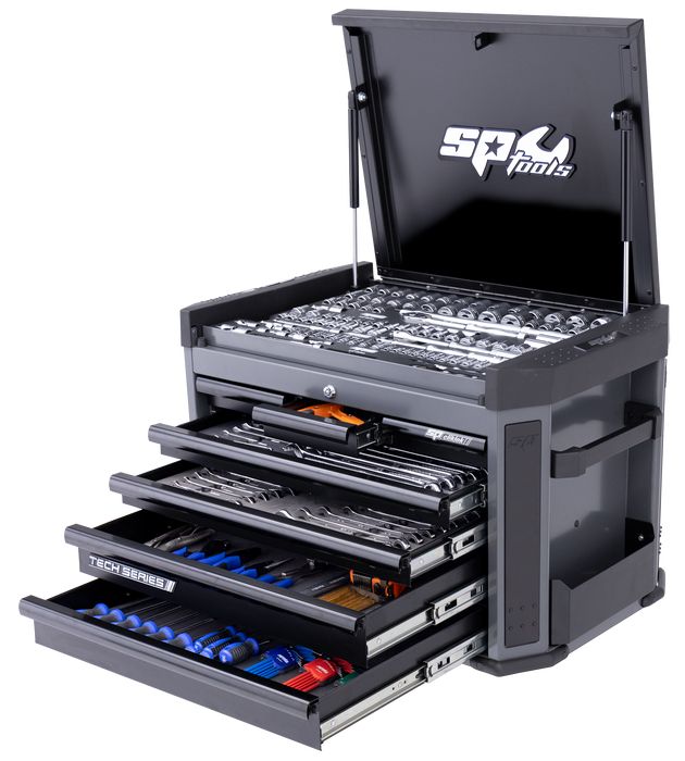 Toolkit 335Pc Metric/Sae - Tech Series 7 Drawer Diamond Black