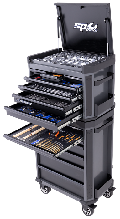 Toolkit 336Pc Metric/Sae - Tech Series 14 Drawer Diamond Black Foamed