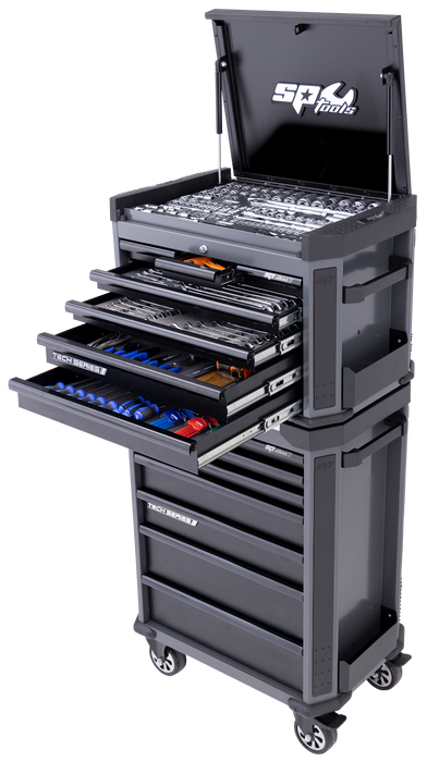 Toolkit 336Pc Metric/Sae - Tech Series 14 Drawer Diamond Black