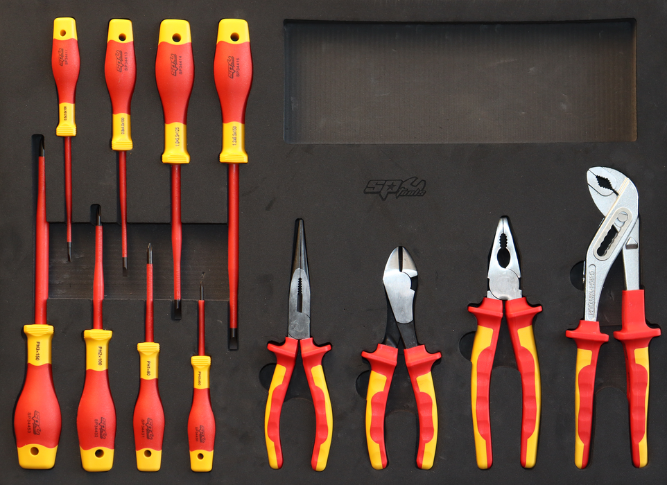 Eva Toolkit 12Pc - Vde Insulated Scewdrivers And Pliers